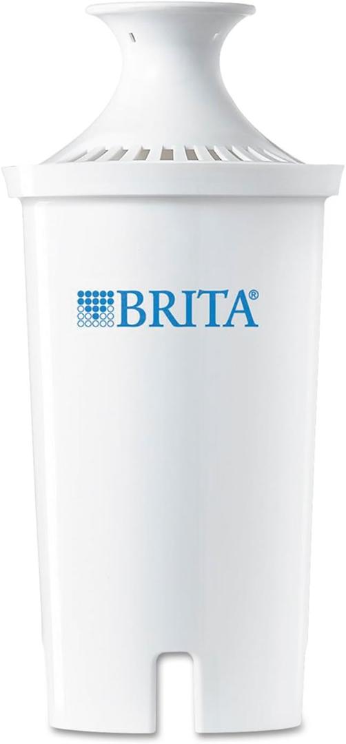Brita Standard Replacement Filters for Pitchers and Dispensers, 3 Count, White