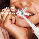 Replacement Toothbrush Heads for AquaSonic Duo Series and Home Dental Center Electric Toothbruh, NOT Compatible with Duo Series Pro, 5 White + 5 Black
