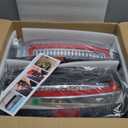 (2 Pack) LED Tail Light Assembly for 2007-2014 Chevy Suburban 1500 2500, 2007-2014 Chevy Tahoe [Only Incandescent Models], Taillight Assembly w/o Blind Spot, Chrome Housing Clear Lens