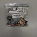 1/2 LB Bag of Assorted Glass Beads for Jewelry Making, Lampwork Murano Bead Mix for Bracelets and Necklaces, Crafting Beads Supplies Kit, Large & Small Beads