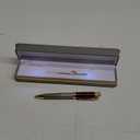 S&R Somit Fancy Pen For Men and Women With Gift Box - Valuable Luxury Pen for Business and Office, Executive Gift for Family & Friends - Special Engraving & Led Decorative Box (RED GOLD)