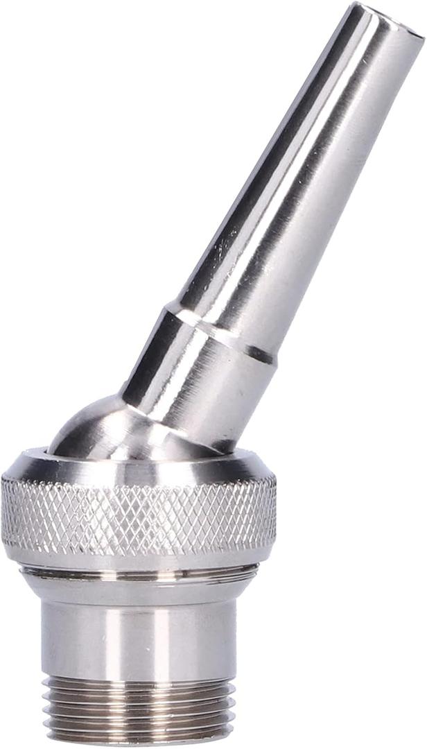 TOPINCN Fountain Nozzle, 304 Stainless Steel Spray Adjustable Landscape Thread Jet Pond Multi Direction Jet Pond Spray 25mm Nozzles