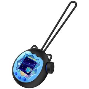 Geiomoo Silicone Case for Tamagotchi Paradise Interactive Virtual Pet, Soft Flexible Scratch Resistant Protective Cover (Black)