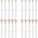 PASISIBICK White Diamond Pens Pack of 20 Bling Diamond Gem Pen Dcor Gifts for Women Bridesmaid Coworkers Bulk Crystal Metal Ballpoint Pens Black Ink(20 PCS White)