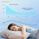 Avolare Cooling Pillow Cases Queen Size Set of 2,Arc-Chill 3.0 Cool Pillowcases for Hot Sleepers(Q-Max>0.5),Breathable&Stretchy Fabric,Softer Than Silk,Zipper Pillow Cases,Grey