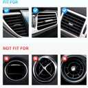 INSAUTO 10pcs Bling Car Accessories for Women, Auto Vent Outlet Trim, Rhinestone Bling Sedan Air Conditioner Decoration Strip(Black)