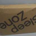 SLEEP ZONE Luxury Hotel Bedding Comforter Set 3-Piece Machine Washable, Lightweight Down Alternative Duvet Insert with Embroidered Stripes, King (106" x 95"), Navy Strips