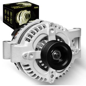 Oktiger Upgraded Alternator for Honda Crv Ex Lx Ex-l 2012 2013 2014 2.4L, Civic Si 2012 2013 2014 2015, for Acura Ilx Base 2013-2015, 12V 120Amp Clockwise 6-Groove Pulley, OE 31100-RX0-A01 11604N