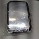 KeaBabies Baby Car Seat Mirror - Wide Shatterproof Backseat Infant Car Mirror for Baby Rear Facing, Crystal Clear View, Travel Accessories, Easy Install & Adjust for Removable Headrest (Matte Black) (Large 11.5 x 7.5")