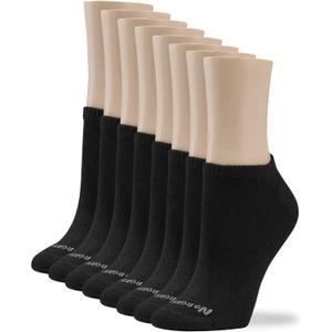No nonsense womens Cushion No Show Sock 8 Pair Pack, Size: 4-10