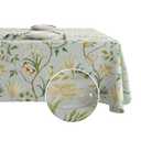 HOMOHEINI Rectangle Table Cloth,100% Waterproof Tablecloth Oil Proof Spill Proof Vinyl Table Cloth, Wipe Clean Plastic Table Cover for Dining, Camping, Indoor and Outdoor 52" x 70",Leaves