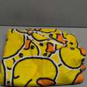 SmoothNovelty Cute Rubber Duck Throw Blanket All Season Cartoon Decorative Fleece Blankets Ducky Soft Cozy Flannel Carpet for Bed Chair Car Sofa Couch Bedroom(Yellow,50 X 60)