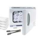 JXSDLIY Towel Warmer, 2-in-1 Professional Hot Towel Heater Cabinet for Spa Salon Home Bathroom, 8L, White