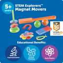 Learning Resources STEM Explorers Magnet Movers - Science For Kids Sensory Bin, Critical Thinking, Fine Motor Toys, Classroom Math Supplies, Homeschool Crafts, Educational Games, Birthday Gift