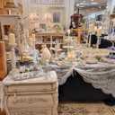 SoarDream White Lace Tablecloth 60x120 Inches Wedding Tablecloth Rectangular Farmhouse Table Cloth Classic Vintage Lace Fabric for Fall Tea Party Wedding Decorations Home Decor