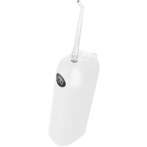 Portable Water Flosser for Teeth, 100 Power Levels (0-150-PSI Variable Pressure) Mini Cordless Electric Floss for Tooth Cleaning and Flossing, IPX7&250ML Water for Braces Aldult White
