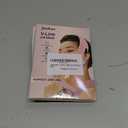 Juskaa Reusable V Line Lifting Mask with Chin Strap for Sleeping,Face Lift Prevent Sagging, Jaw Exerciser,Black,M