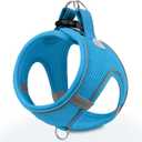Joytale Small Dog Harness, Breathable Mesh Step-in Vest, Reflective Soft Padded Harnesses Small Sized Dog for Walking, Sky Blue, S (S--Chest: 15-16.5'')
