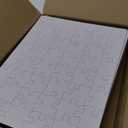 Juvale 36 Pack Blank Puzzles to Draw On, 8.5x11 Make Your Own Jigsaw Puzzle for Kids DIY, Arts and Crafts Projects (48 Pieces Each)