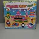 Magnetic Color and Number Maze, Montessori Toys for 2 3 4 Year Old, Wooden Color Matching Puzzle Board, Preschool Learning Activities Educational Toys for Ages 2-4 for Girls Boys Birthday Gifts