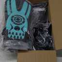 Snorkeling Gear for Adults, 4 in 1 Travel Size Mask Fins Snorkel Set with Panoramic View Anti Fog Mask, Dry Top Snorkel, Trek Fins and Travel Bag, Snorkel Gear for Swimming Diving Snorkeling (Turquoise)