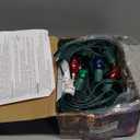 30Ft C9 Led Christmas Pathway Lights Outdoor, 20 Multicolor Bulbs Waterproof Connectable Christmas Walkway Lights with Stakes for Yard Lawn Sidewalk Driveway Decorations