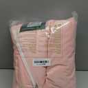 StangH Baby Pink Velvet Curtains 96 Inches Long, Room Darkening Super Soft Drapes with Rod Pocket Back Tab Styling for Living Room Bedroom, Thermal Insulated Window Treatment, W52 x L96 inch, 2 Panels