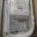 HOMEAL Bed Rail for Toddlers, 59in Foldable Toddler Bed Rails with U-Shape Base Twin Full Queen King Size Beds, Grey 1 Pack