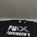 Parkinson's Disease Awareness Month Fuck Parkinson's T-Shirt, Black, XL