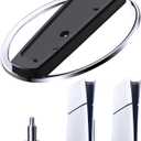 Vertical Stand for PS5 Console/Pro/PS5 Slim, Vertical Stand Non-Slip Base Mount for PS 5 Slim Base Replacement Accessories for Girls Boys, Black