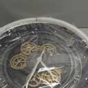 HOIBAI Wall Clock, 24 Inch Moving Gears Clock Large Wall Clock for Living Room Decor Rustic Vintage Industrial Steampunk Farmhouse Big Clock for Home Kitchen Bedroom Office