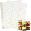 L LIKED Dissolvable Food Labels Printable,1" X 2-5/8"Customizable Sticker for Laser & Inkjet Printers-25 Dissolvable Label Sheets,Total 750 Stickets Labels,No Residue