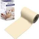 Besezx Leather Repair Patch Tape Kit, Self Adhesive Leather Repair for Furniture, Couch, Sofa, Car Seats,Office Chair,Vinyl Repair Kit.3.1inx60in (White Khaki)