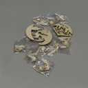 16 PCS Nativity Christmas Ornaments Wooden Acrylic Nativity Scene Christmas Ornament Religious Gift for Christian Family Hanging Christmas Tree Decorations with Ropes