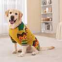 Small Dog Sweater for Male Female - Warm Halloween Autumn Knit Sweaters With Long Legs for Yorkie Chihuahua (XX-Large, Yellow)