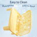 Greywaterproof Cat Mat, 19.69"X15.95"X3.54" Litter Box Mat, Easy Clean, Non-Slip, Urine-Proof Kitty Litter Catcher Mat