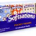 Nicole Home Collection 3-Ply Pocket Facial Tissues | Pack of 8 Household Essentials, 8 Pieces