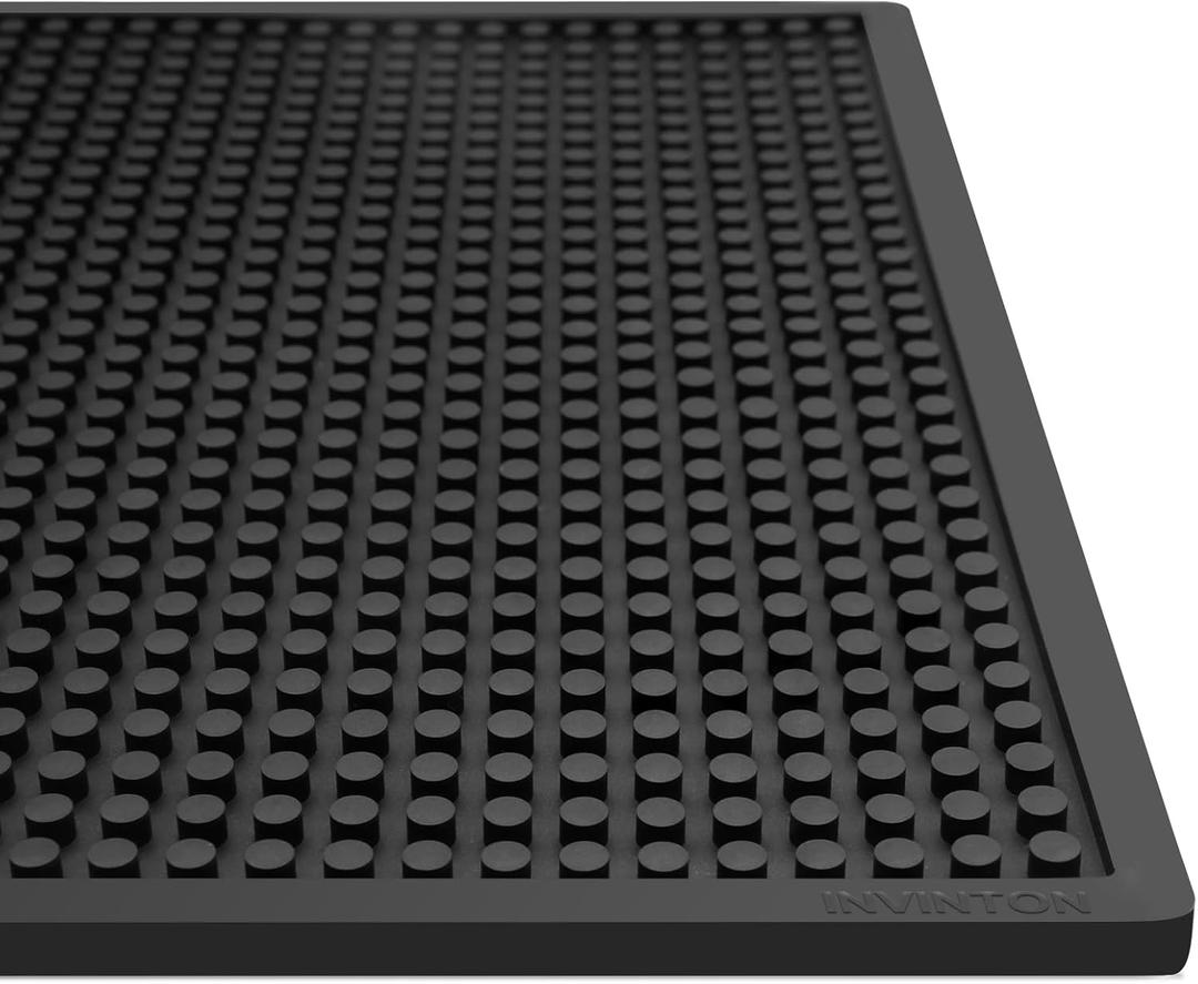 Large Bar Mats for Countertop 12X24'', Bar Mat for Bartending, Drying Matt Kitchen Counter, Coffee Bar Spill Mat, Non-slip and Easy to Clean