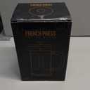 Veken French Press Coffee Maker 34oz 1 L, No Plastic Touching Cafe, Heat Resistant Thickened Borosilicate Glass, Stainless Steel Brewer, Cold Brew Cafetera Teapot for Kitchen Travel Camping, Copper