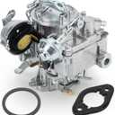 7043014 1 Barrel Carburetor for Chevy GMC L6 V6 6CYL 292 Engines 4.1L 250 Cu/4.8L 292 Cu Carb for Chevy C10 C20 C30 Nova P10 (Automatic Choke) Not 2-Barrel (OEM#7043017 7047314)