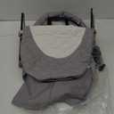 HKAI Baby Bouncer, Portable Baby Bouncer Seat for Babies 0-18 Months, 100% Cotton Fabrics, 3 Modes of use with Rocker and Stationary Options, Infant Rocker Chair with Hanging Toys-Dark Grey