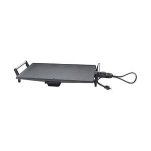 BroilKing PCG-5 Electric Flat Top Griddles | Countertop Hot Plate Grill for Restaurant Teppanyaki Food Truck | Removable Backsplash and Grease Tray, 29W x 12.5D x 5.5"H, Black, Stainless Steel, 120v