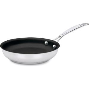 Cuisinart Chef's Classic 7" Stainless Steel Nonstick Skillet engineered with PURELYCERAMIC, 722C-18NS