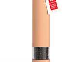 LARS NYSM Salt Pepper Mill Manual with adjustable ceramic grinder from coarse to fine I Design Spice Mill (Creamy Peach)