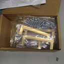 Ravinte Cabinet Handles Solid Slim Champagne Bronze 10 Pack 3 Inch Hole Center Square Bar Drawer Handles Kitchen Cabinet Pulls Drawer Kitchen Cabinet Hardware