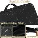 Travel Jewelry Organizer Case, Jewelry Storage Bag with Zipper Velvet Pockets, Portable Jewelry Case for Necklaces, Rings, Earrings, Bracelets