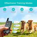 Wireless Dog Fence for 2 Dogs - Portable Training Control 1300FT Range, 180 Days Standby Time Training Collar, Rechargeable Pet Containment System with 3 Training Modes Dogs