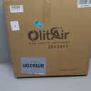 OlitAir 20x20x1 MERV 8 Air Filter,AC Furnace Air Filter,Reusable ABS Plastic Frame, 7 Pack Replaceable Filter Media (Actual Size: 19 3/4" x 19 3/4" x 3/4")