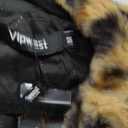 luvamia Women's Leopard Print Faux Fur Jackets Fluffy Furry Winter Coats (M)