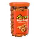 Reese's Filled Pretzels, Peanut Butter Pretzel Nuggets, Crunchy, Ready to Eat, Sweet and Salty Snack, 18oz Jar BBD: 0/24/26